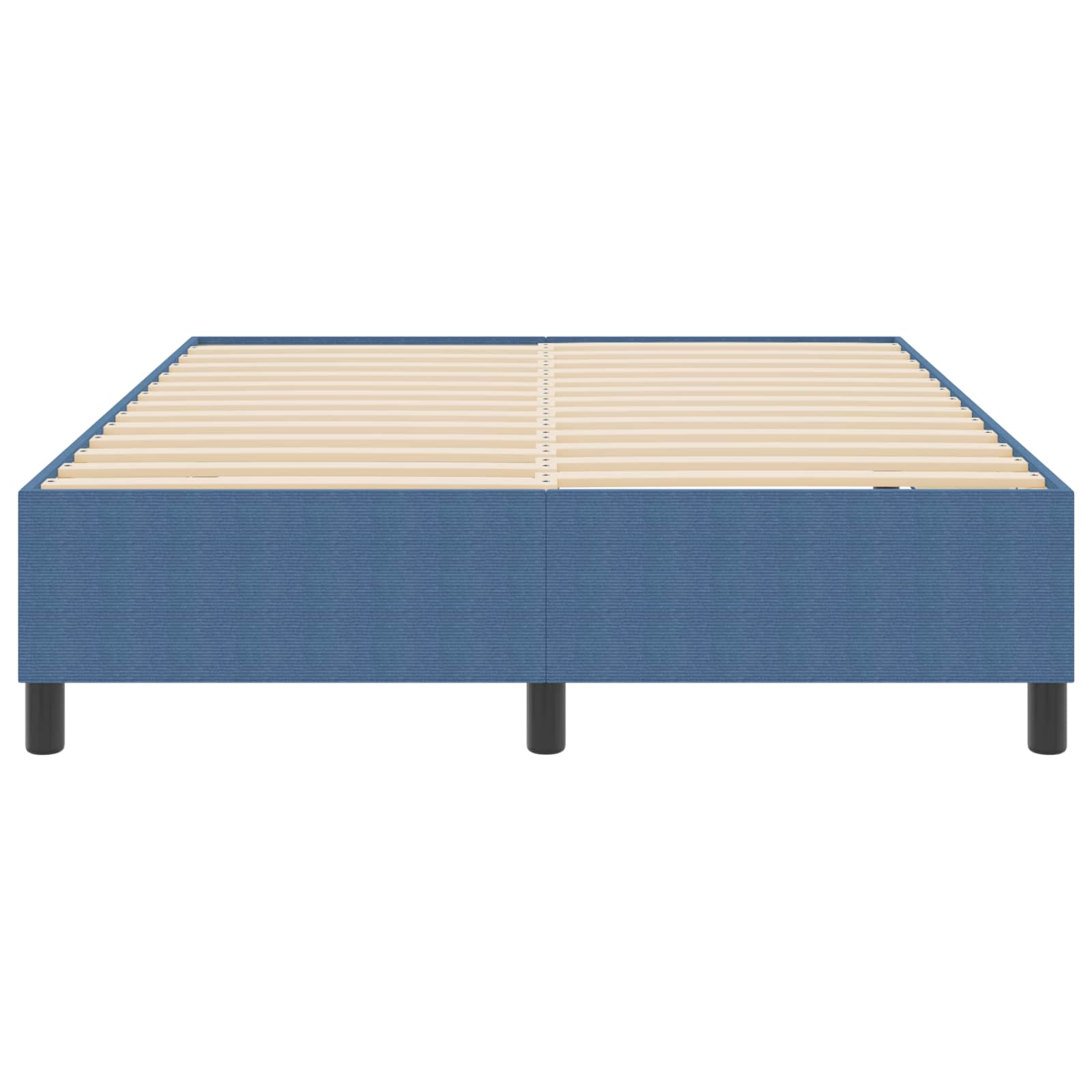 Plattformbettgestell Blau 140 x 190 cm Cordstoff