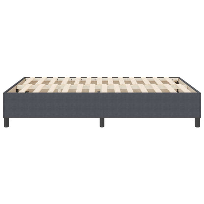 Plattformbettgestell Dunkelgrau 140 x 200 cm Cordstoff