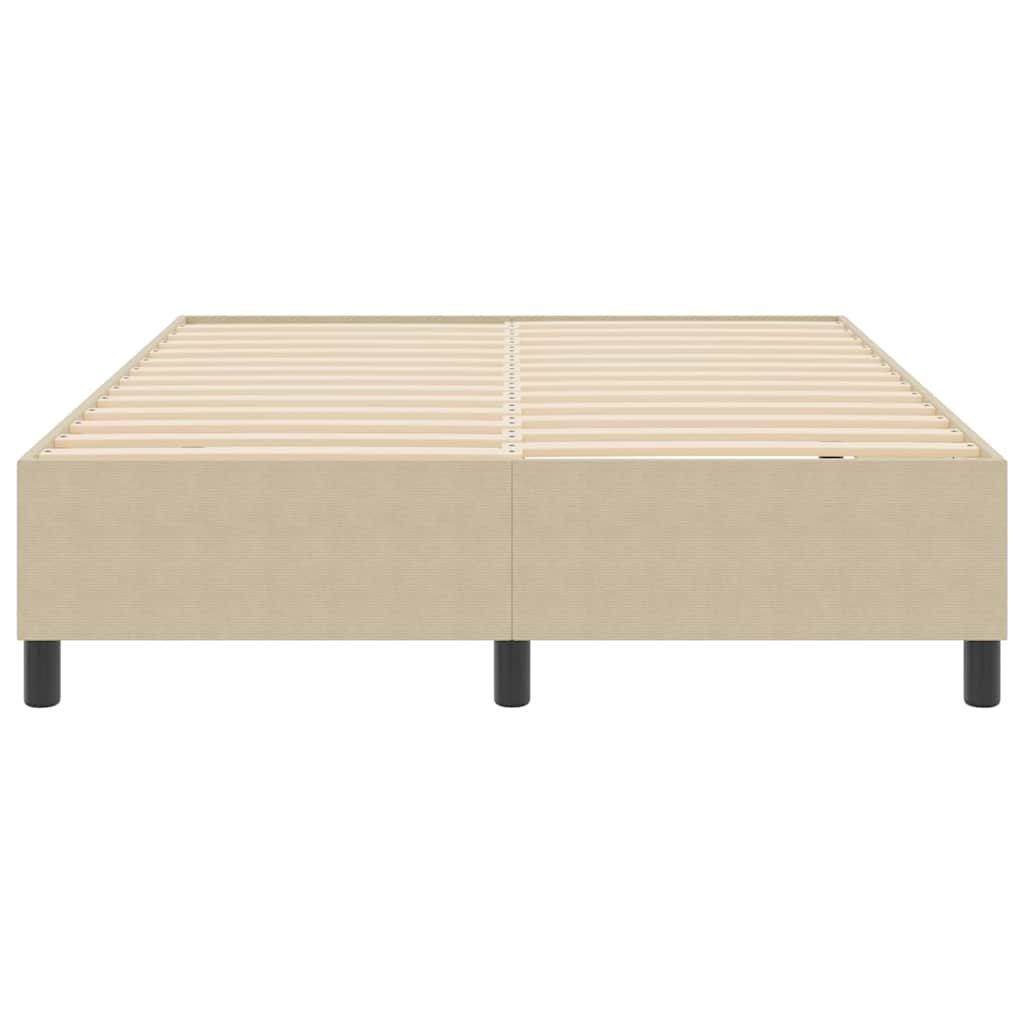 Boxspringbett Grau-Grün 140 x 200 cm Cordstoff