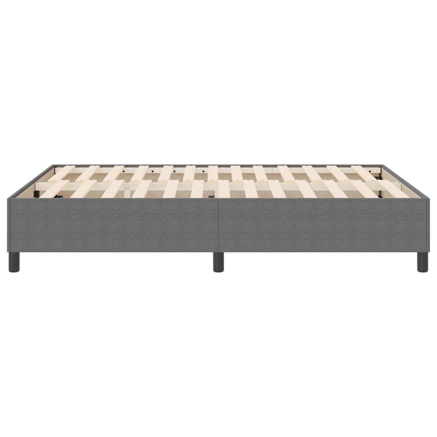 Plattformbettgestell Hellgrau 160 x 200 cm Cordstoff