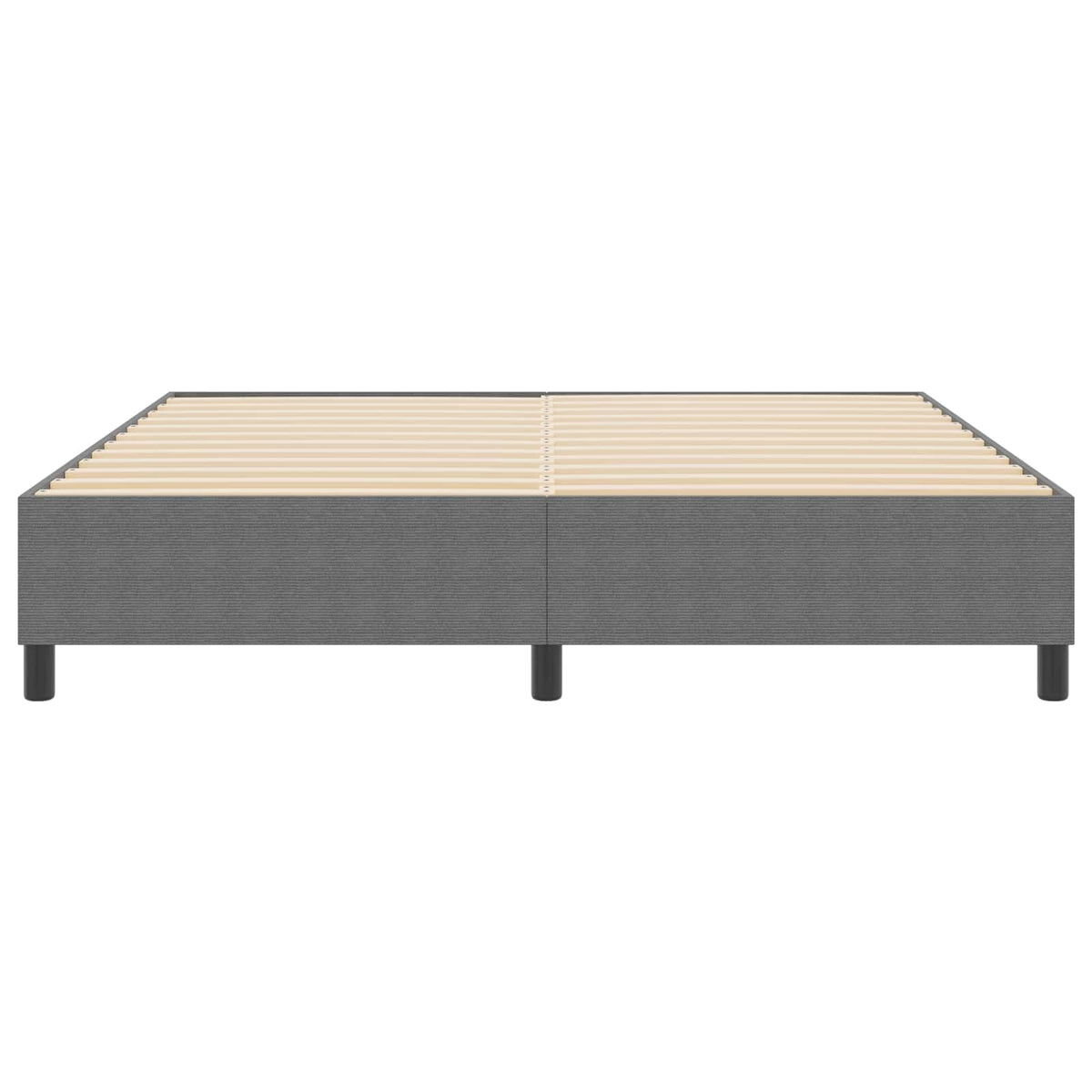 Plattformbettgestell Hellgrau 180 x 200 cm Cordstoff