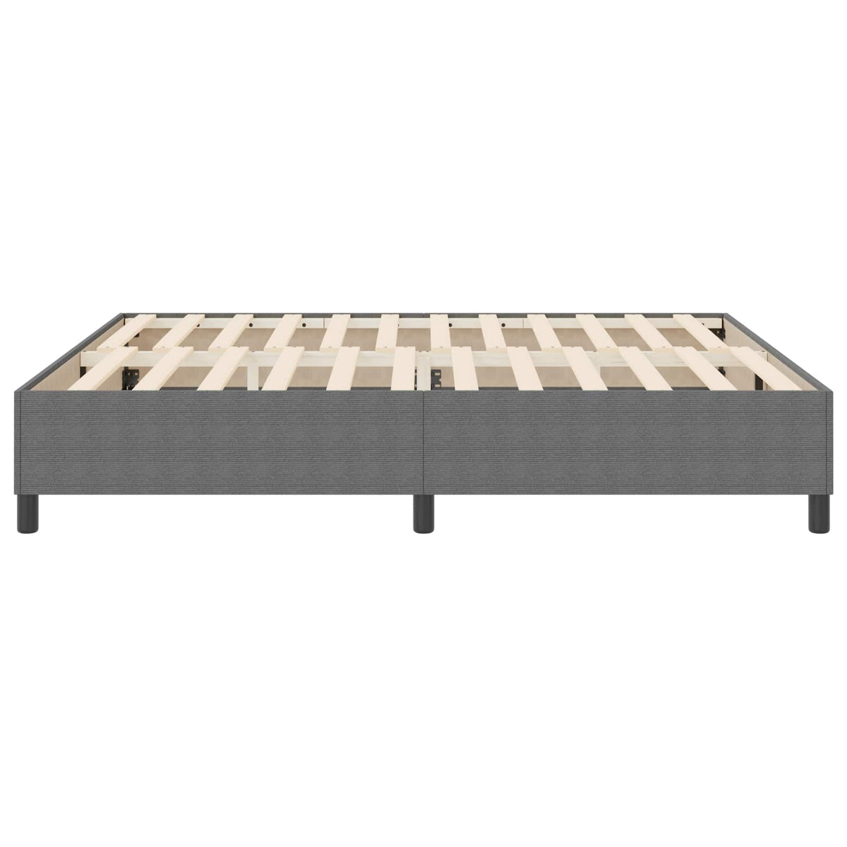 Plattformbettgestell Hellgrau 180 x 200 cm Cordstoff