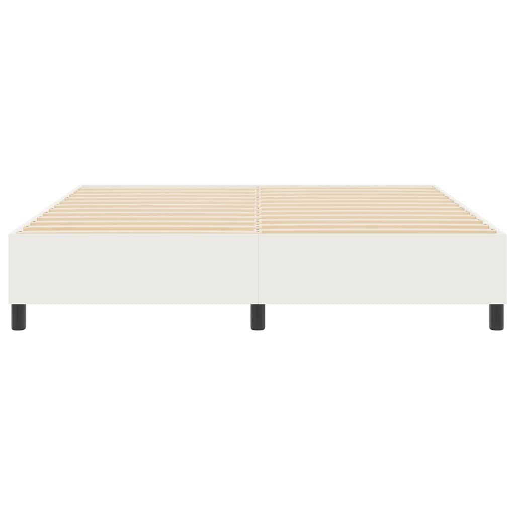 Boxspringbett Creme 180 x 200 cm Cordstoff