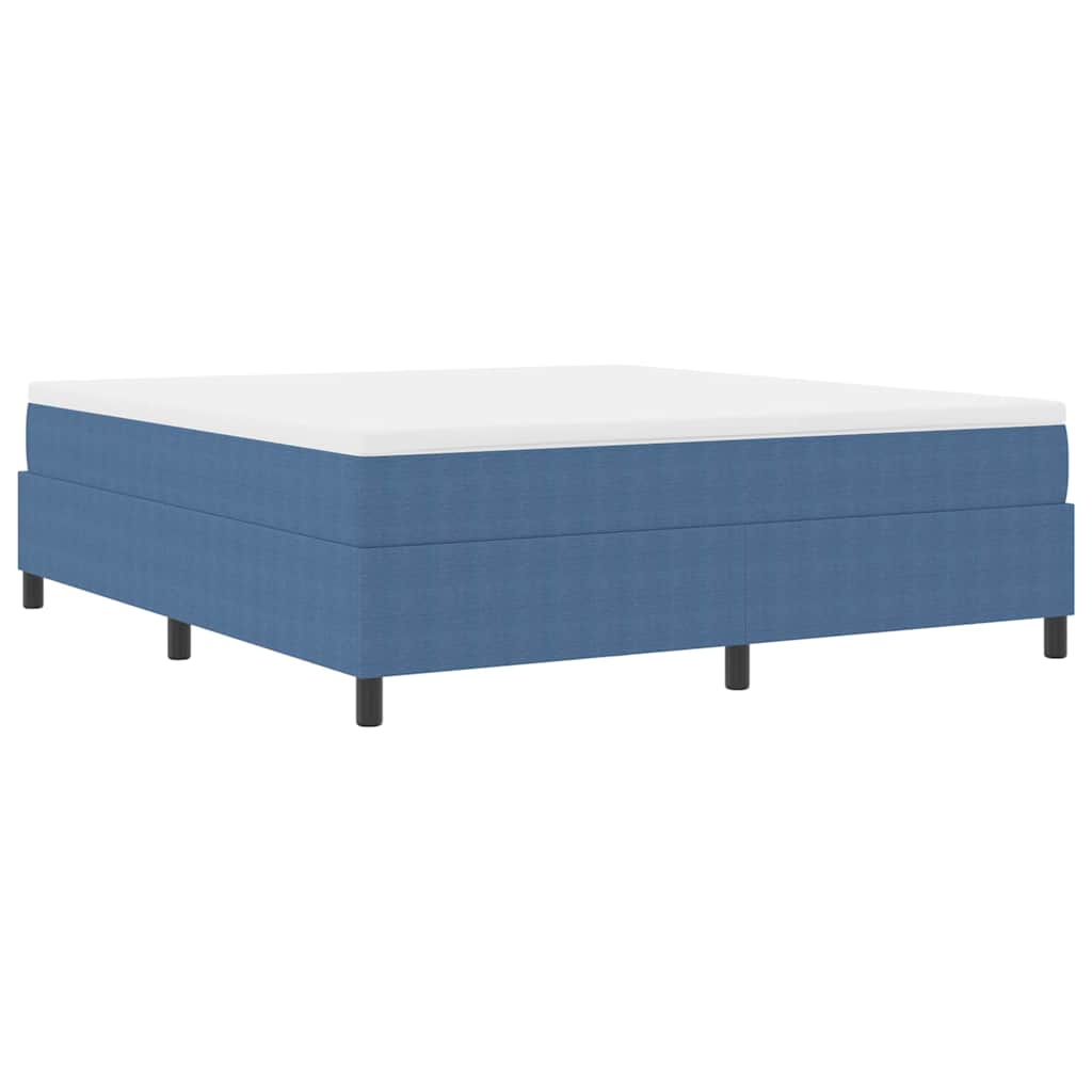 Boxspringbett Blau 180 x 200 cm Cordstoff