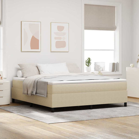 Boxspringbett Grau-Grün 180 x 200 cm Cordstoff