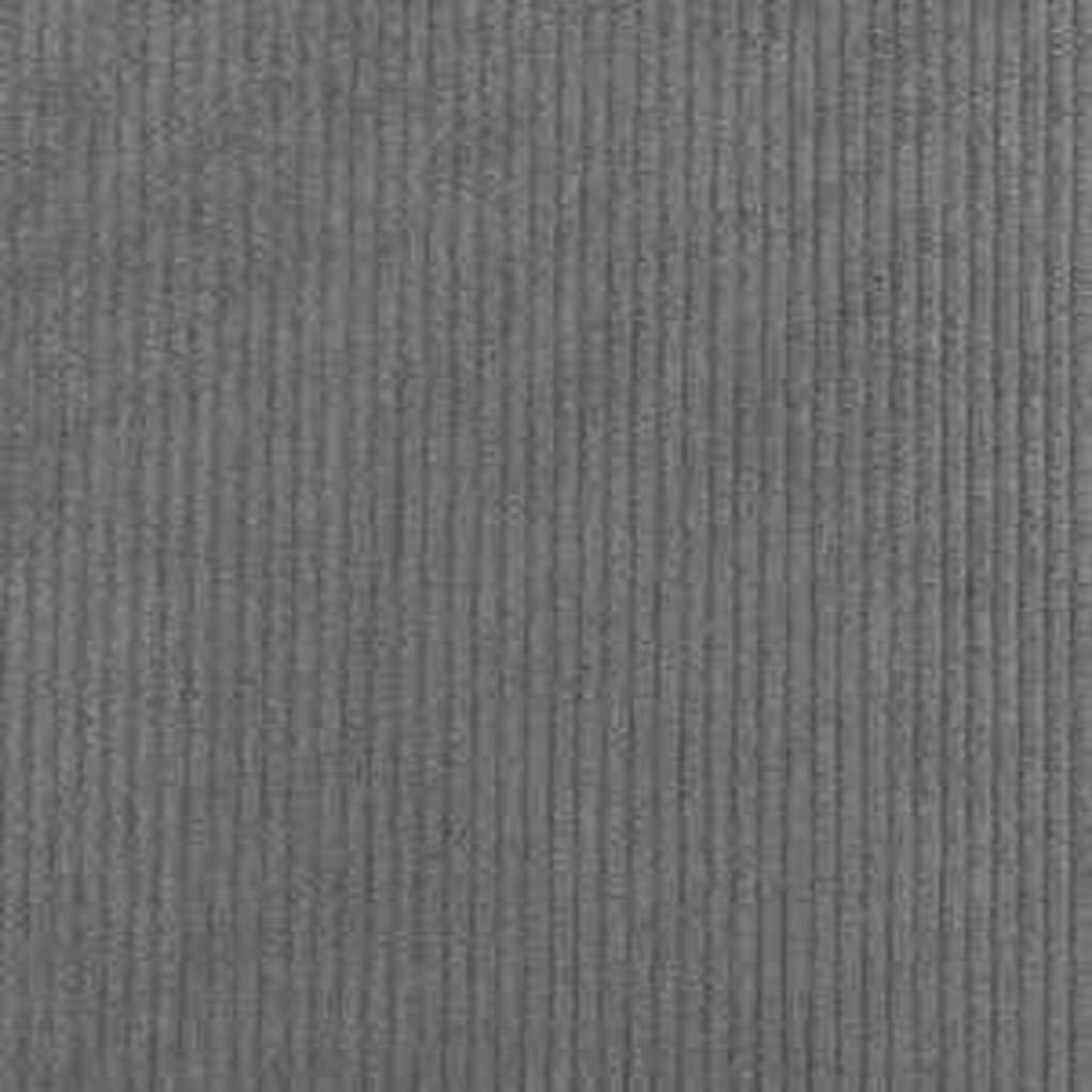 Boxspringbett Hellgrau und Weiß 100 x 200 cm Cordstoff