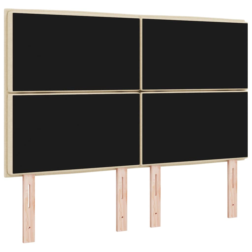 Kopfteil Creme 160 cm Stoff