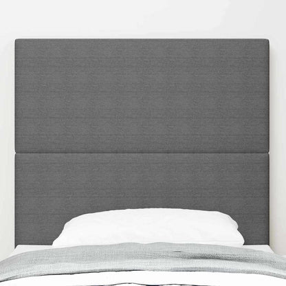 Kopfteil Hellgrau 80 cm Cordstoff