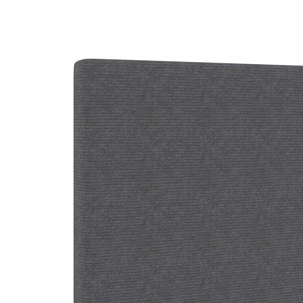Kopfteil Dunkelgrau 90 cm Cordstoff