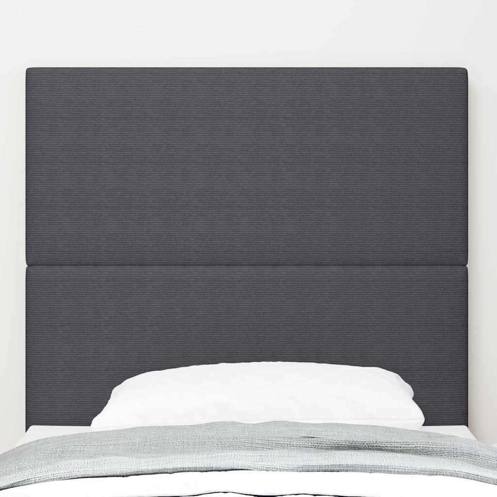 Kopfteil Dunkelgrau 90 cm Cordstoff