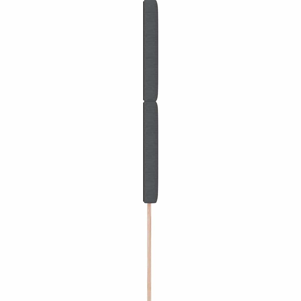 Kopfteil Dunkelgrau 90 cm Cordstoff