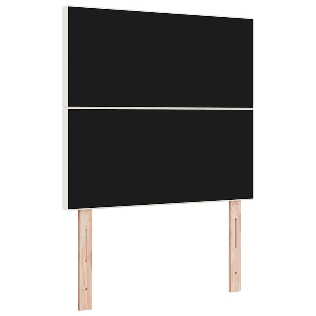 Kopfteil Creme 100 cm Cordstoff