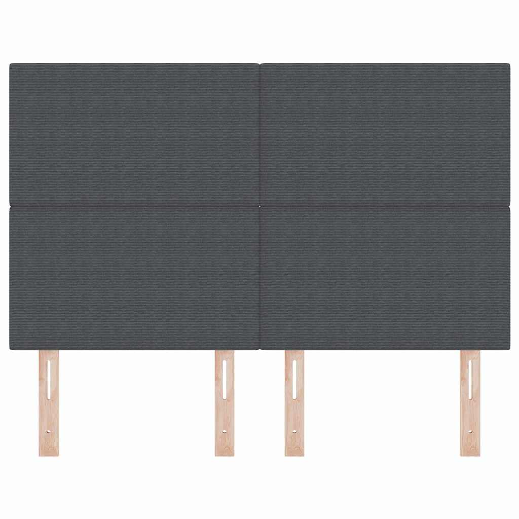 Kopfteil Dunkelgrau 160 cm Cordstoff