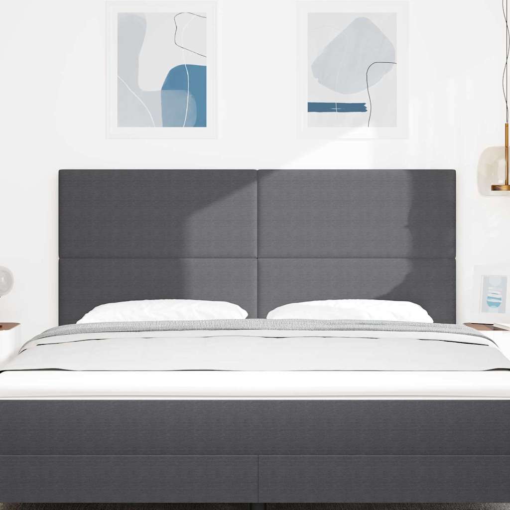 Kopfteil Dunkelgrau 180 cm Cordstoff