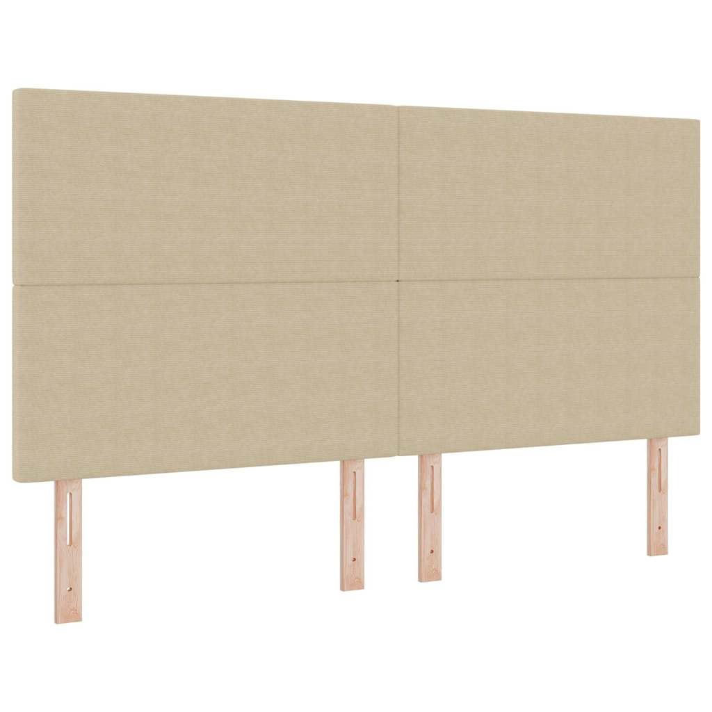 Kopfteil Hellgrün-Grau 180 cm Cordstoff