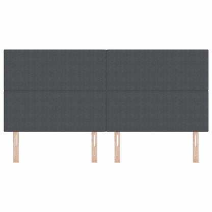 Kopfteil Dunkelgrau 200 cm Cordstoff
