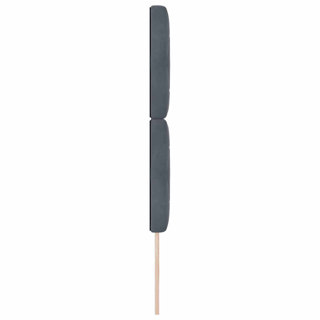 Kopfteil Dunkelgrau 80 cm Samt