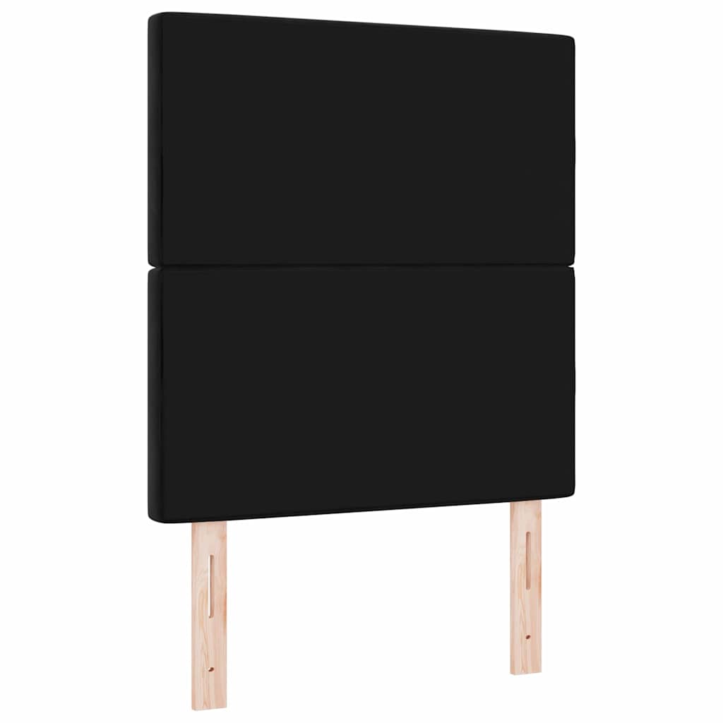 Kopfteil Schwarz 80 cm Samt