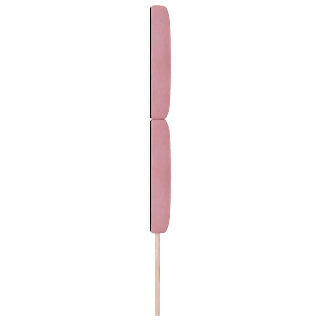 Kopfteil Rosa 80 cm Samt