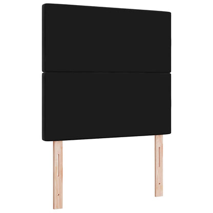 Kopfteil Schwarz 90 cm Samt