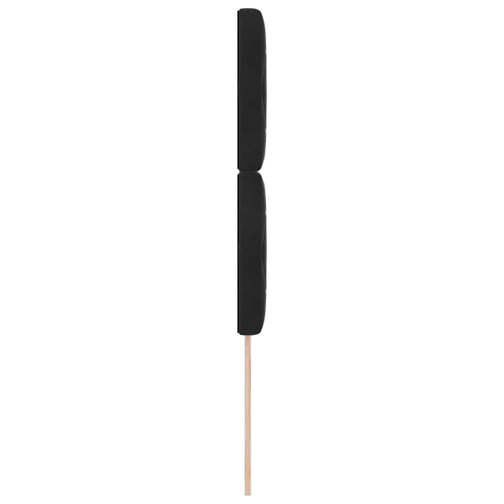 Kopfteil Schwarz 100 cm Samt