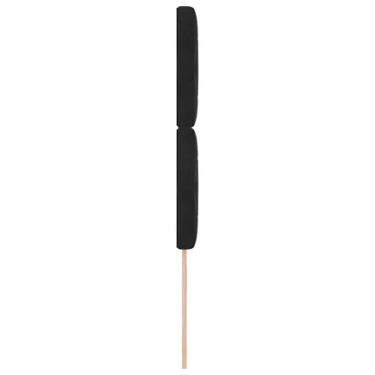 Kopfteil Schwarz 100 cm Samt