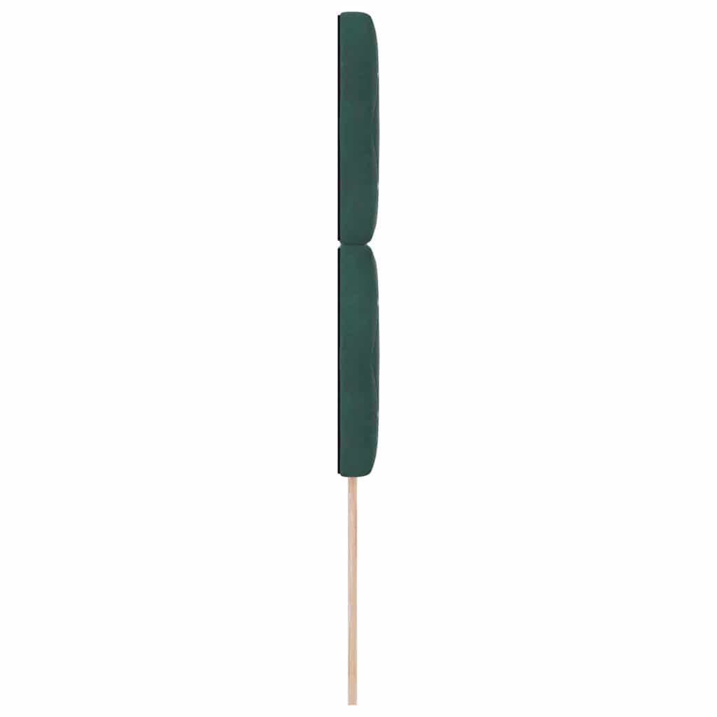 Kopfteil Hellgrün-Grau 100 cm Samt