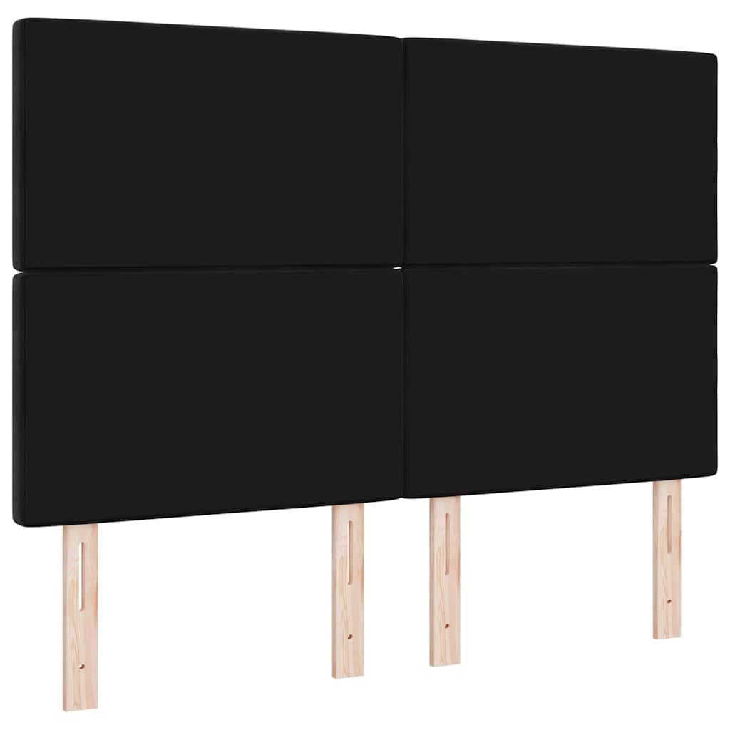 Kopfteil Schwarz 144 cm Samt