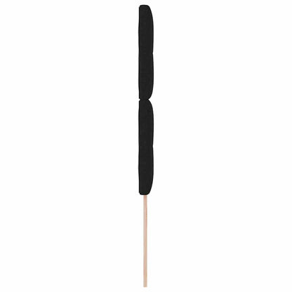 Höhenverstellbares Kopfteil mit Kopfteil Schwarz 80 cm Stoff