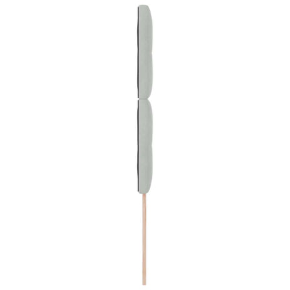 Kopfteil Hellgrau 80 cm Samt