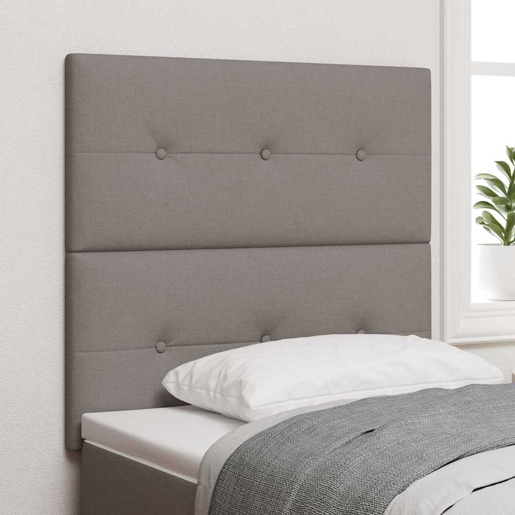 Höhenverstellbares Kopfteil mit Kopfteil Taupe 90 cm Stoff