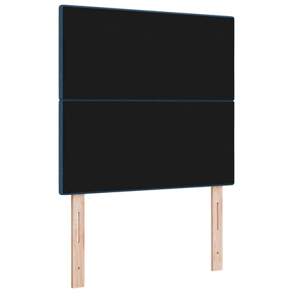 Höhenverstellbares Kopfteil mit Kopfteil Blau 90 cm Stoff