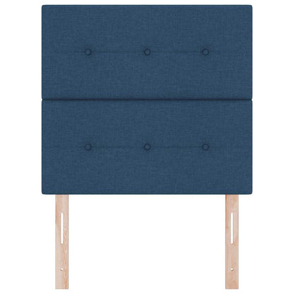 Höhenverstellbares Kopfteil mit Kopfteil Blau 90 cm Stoff