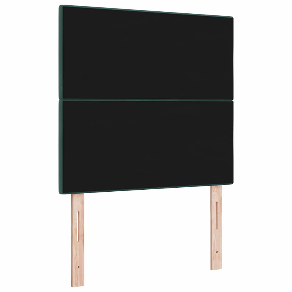 Kopfteil Dunkelgrün 100 cm Samt