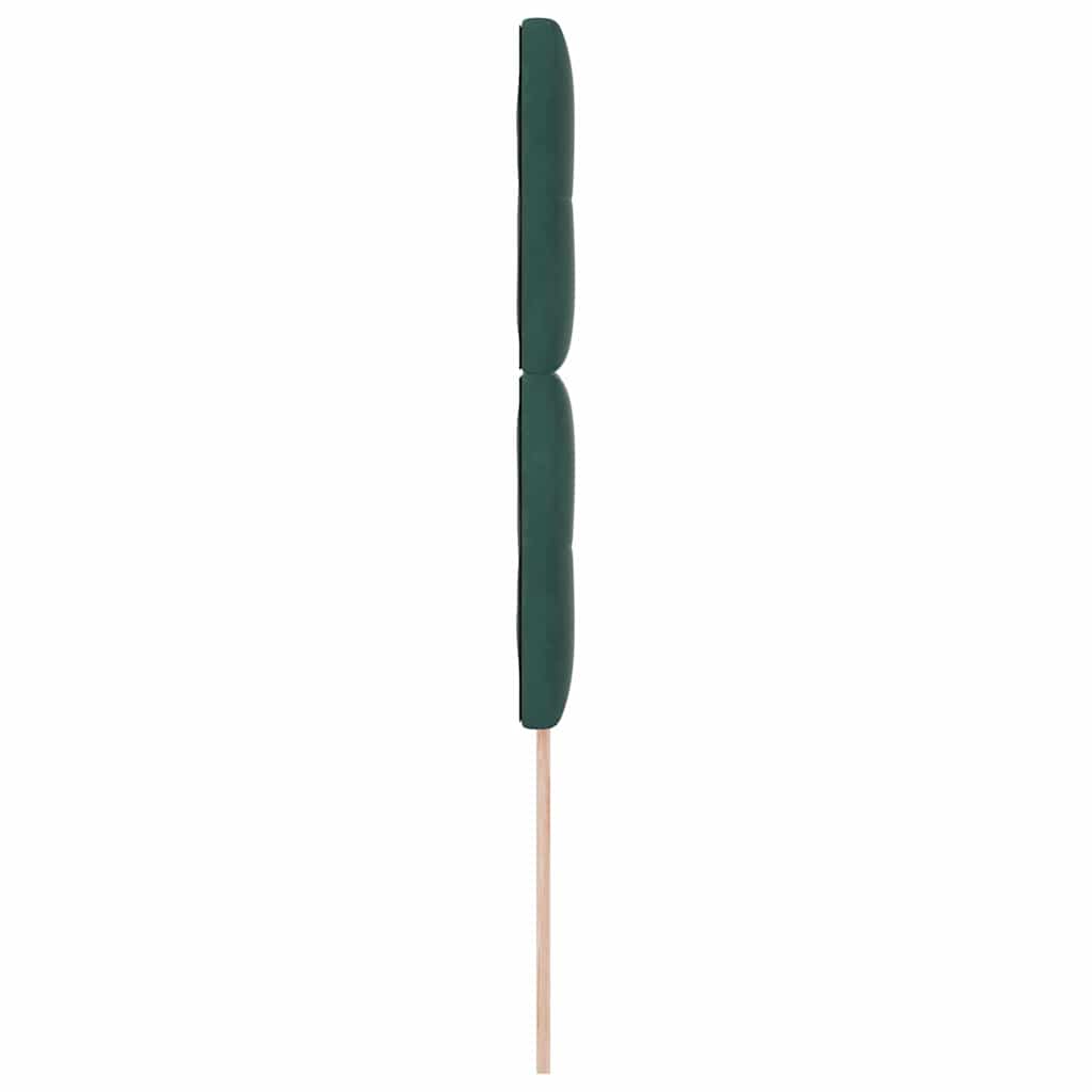 Kopfteil Dunkelgrün 100 cm Samt