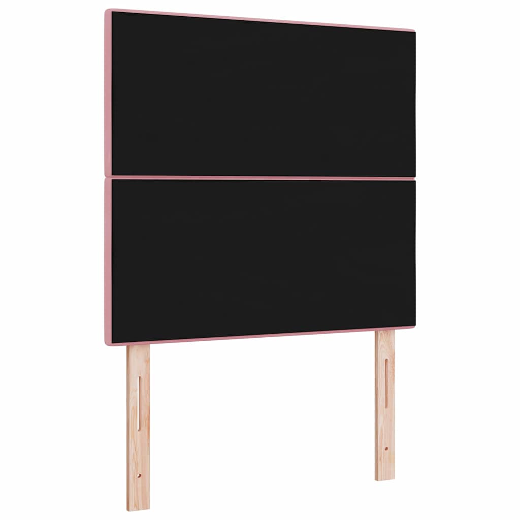 Kopfteil Rosa 100 cm Samt