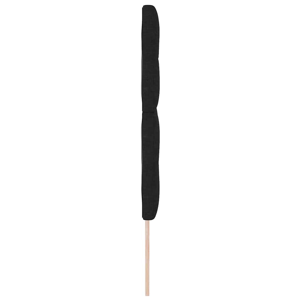 Höhenverstellbares Kopfteil mit Kopfteil Schwarz 144 cm Stoff