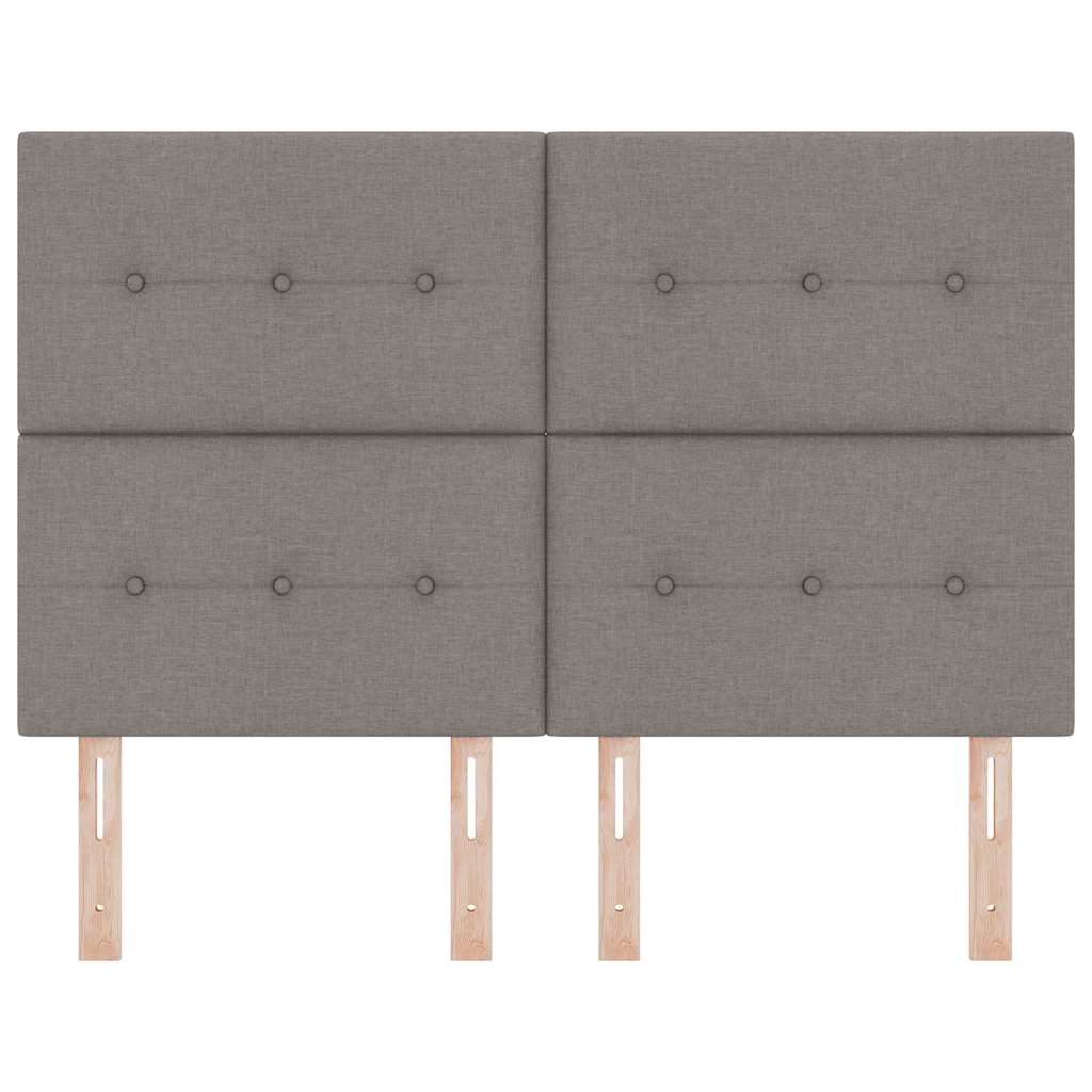Höhenverstellbares Kopfteil mit Kopfteil Taupe 144 cm Stoff