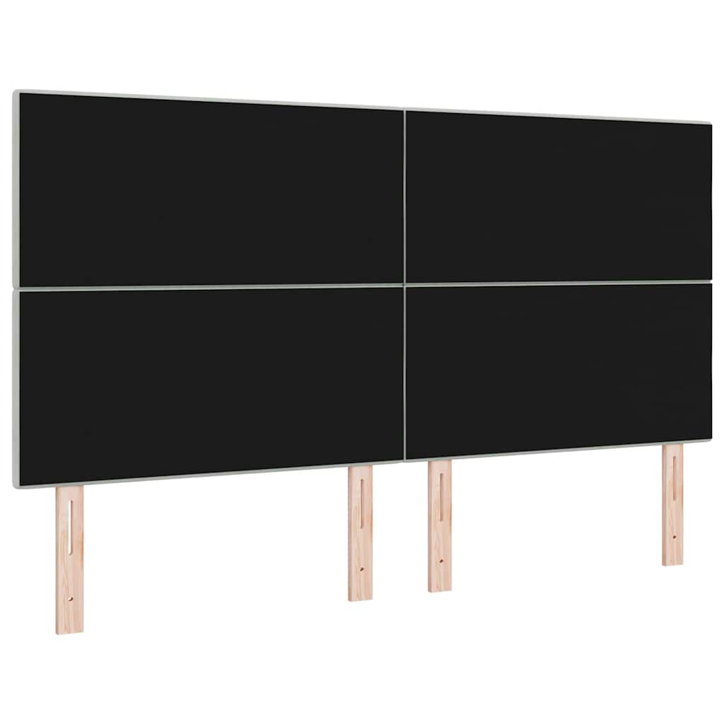 Kopfteil Hellgrau 180 cm Samt