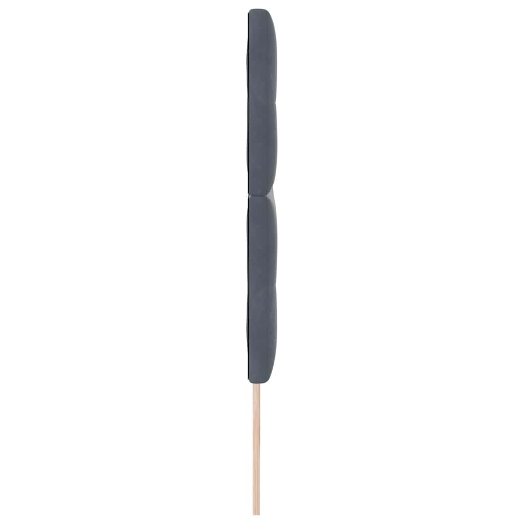 Kopfteil Dunkelgrau 200 cm Samt