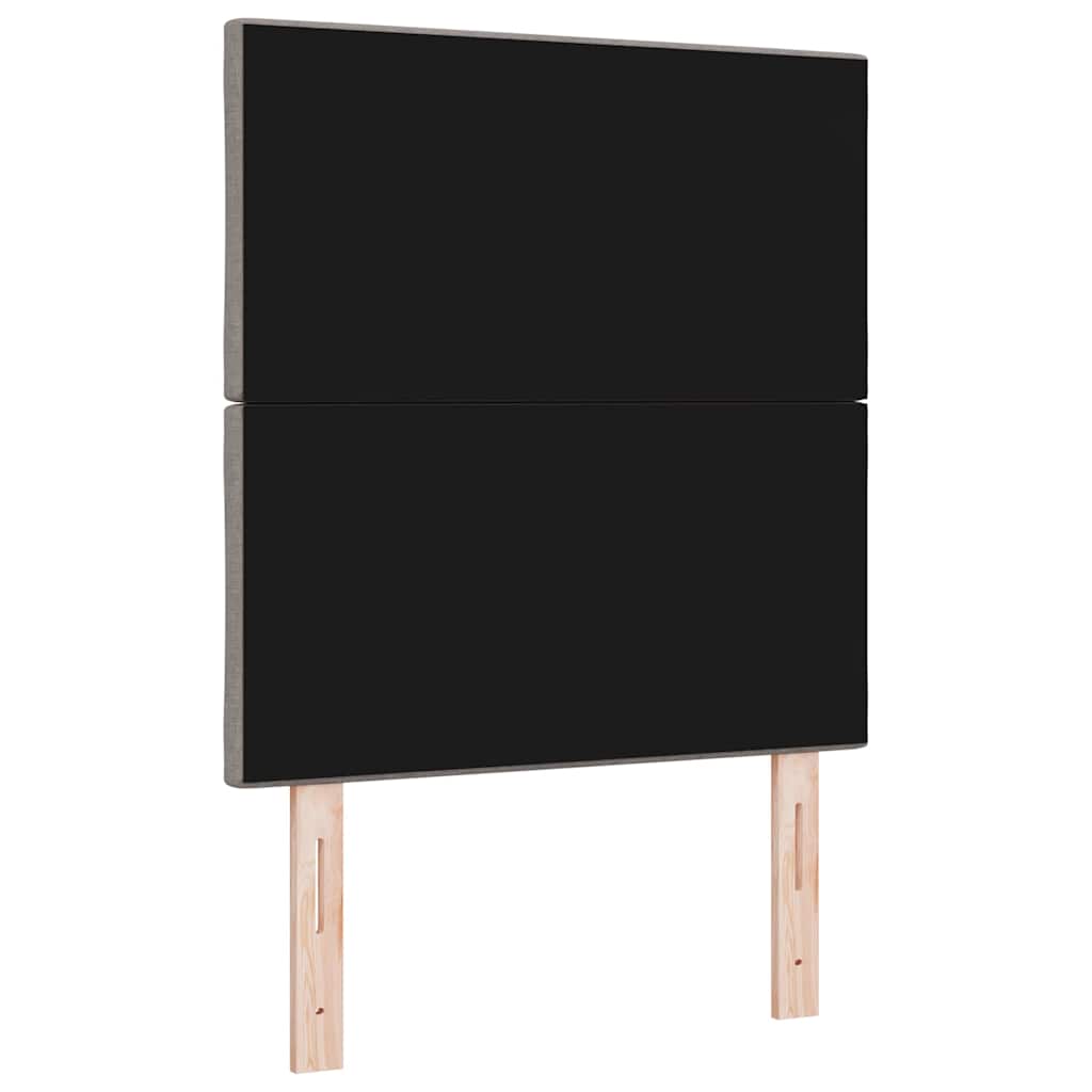 Kopfteil Taupe Stoff