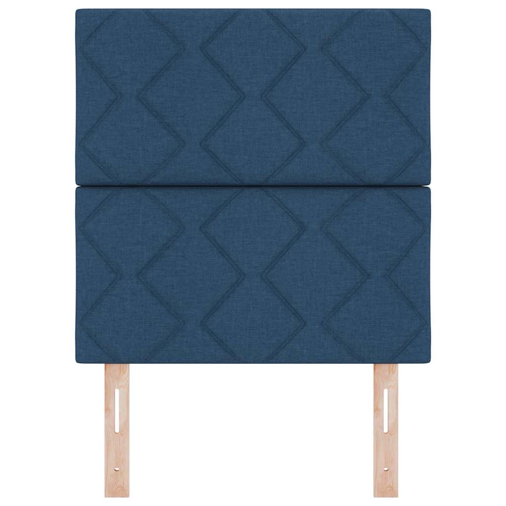 Kopfteil Blau 80 cm Stoff