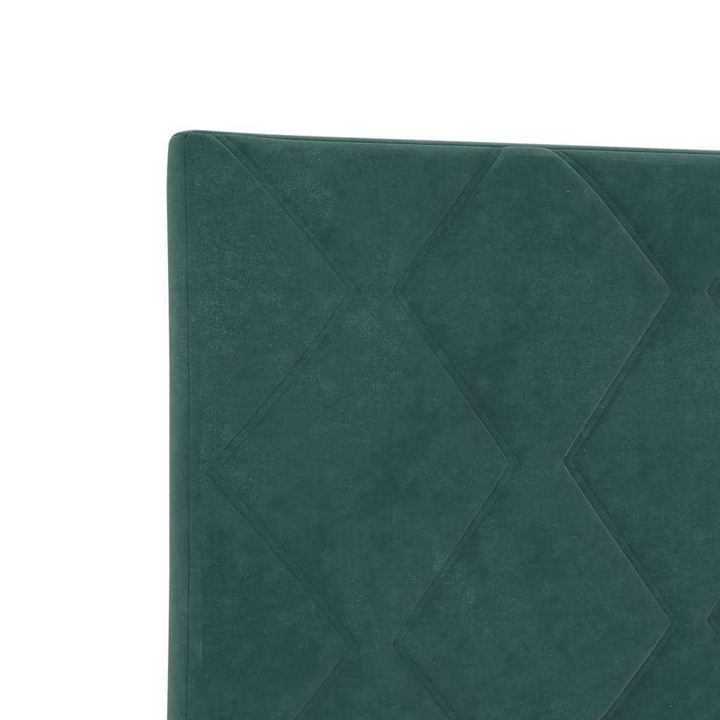 Kopfteil Dunkelgrün 80 cm Samt