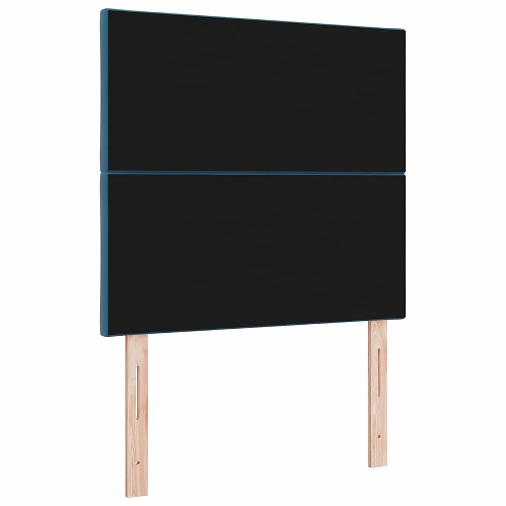 Kopfteil Dunkelblau 100 cm Samt