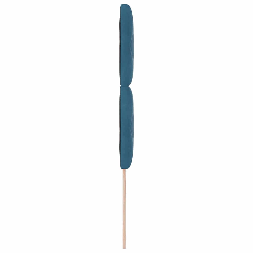 Kopfteil Dunkelblau 100 cm Samt
