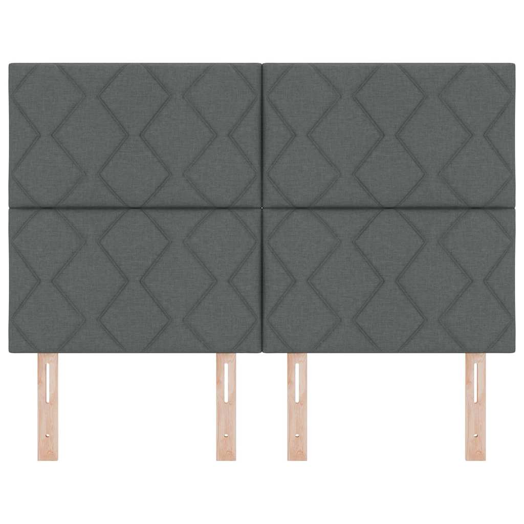 Kopfteil Dunkelgrau 144 cm Stoff