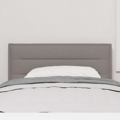LED Kopfteil Taupe Stoff