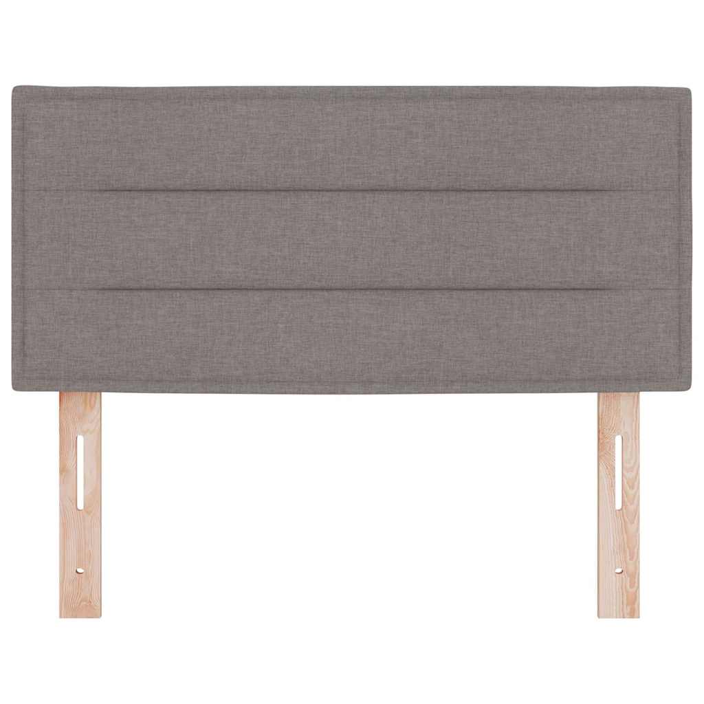 LED Kopfteil Taupe Stoff