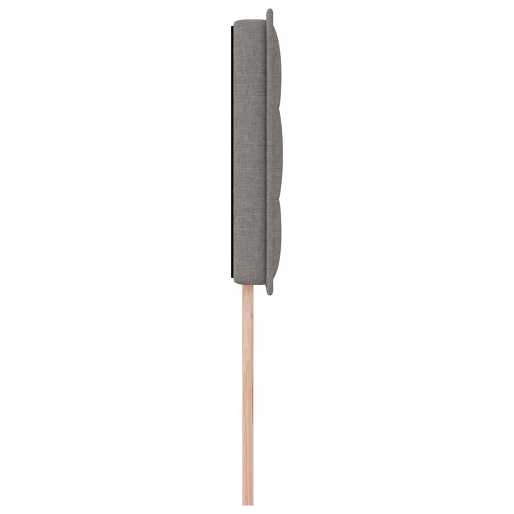 LED Kopfteil Taupe Stoff