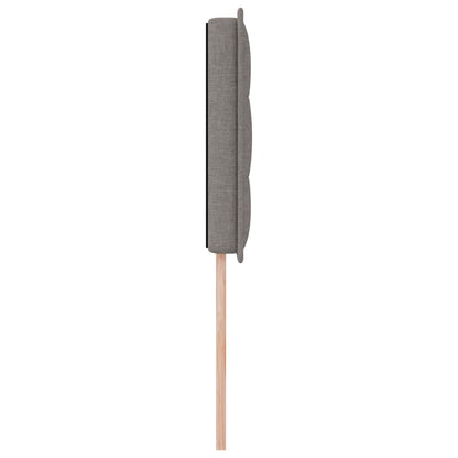 LED Kopfteil Taupe Stoff